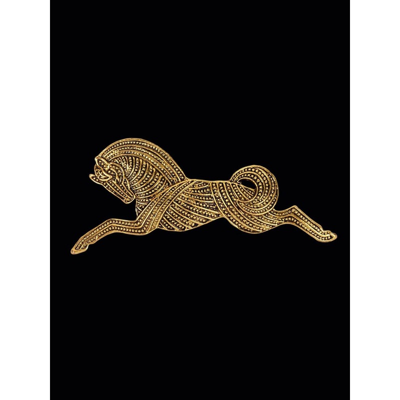 Curren Men Gold Toned Metal Brooch