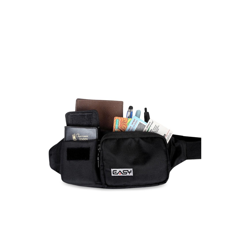 EASY Black Structured Sling Bag