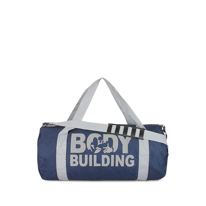 GROUPERS Medium Foldable Gym Duffel Bag With Shaker Bottle & Wrist Support Band