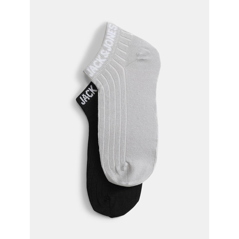 Jack & Jones Men Pack Of 2 Self Design Ankle Length Socks