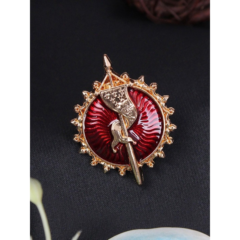 Kavove Festive Frost Cheer Men Statement Brooch