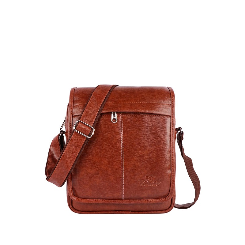 Keviv PU Structured Messenger Bag
