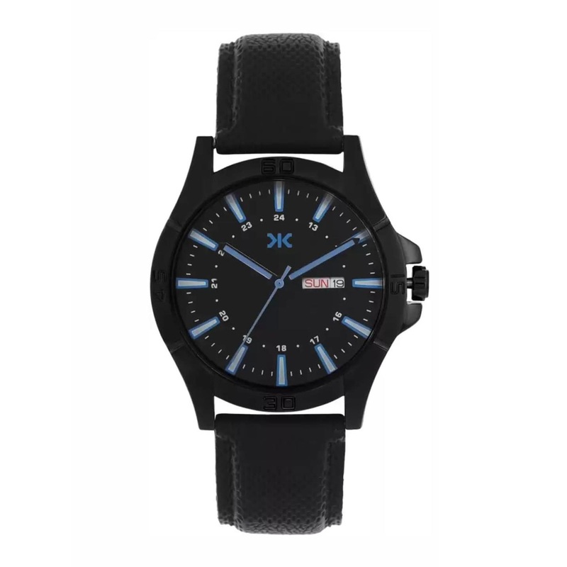 Killer Men Brass Printed Dial & Leather Straps Analogue Watch KLMO33A