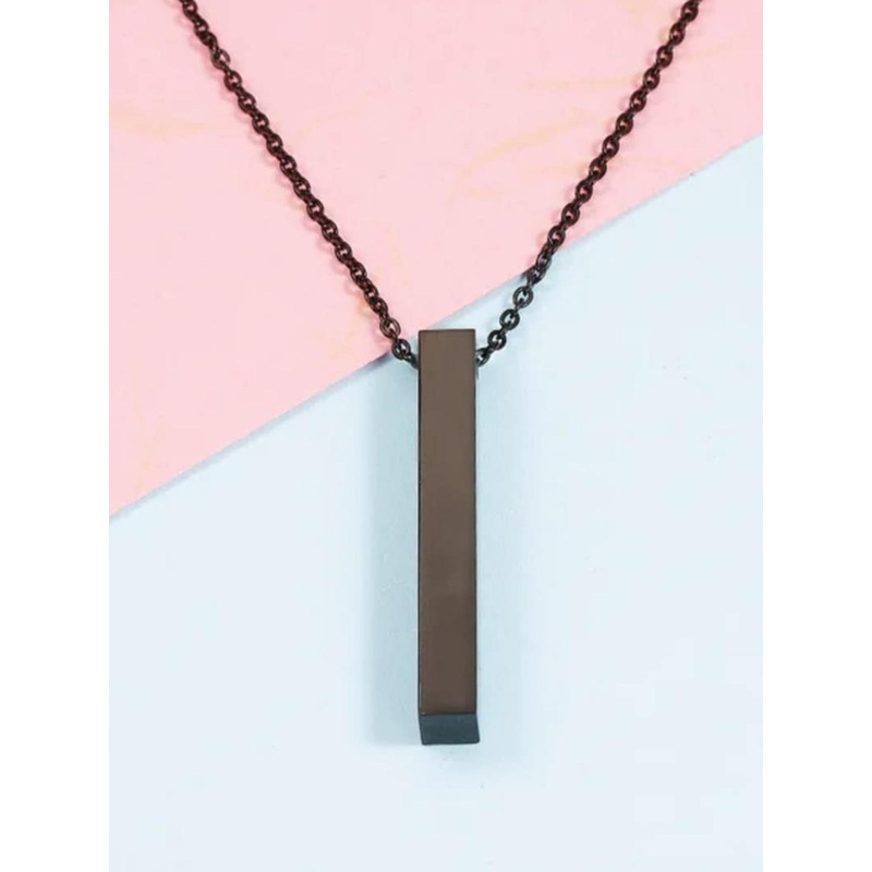 SALTY Men Street Chic Black Chain with Pendant