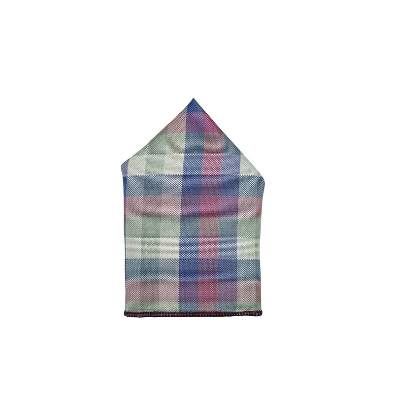 The Tie Hub Checked Microfiber Pocket Squares