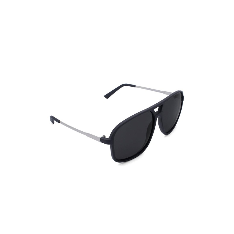 Tom Martin Men Black Polarised & UV Protected Rectangle Sunglasses TM-1937SP-B-BLK