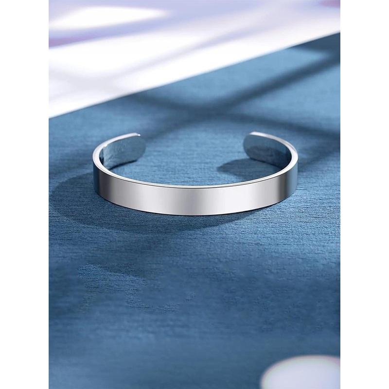 Yellow Chimes Unisex Stainless Steel Kada Bracelet