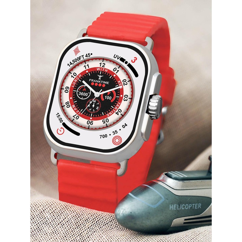 Franktime Men Brass Dial & Straps Analogue Watch FT-0050 RD