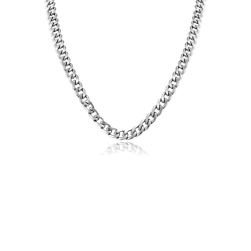 Heer Collection Unisex Stainless Steel Necklace