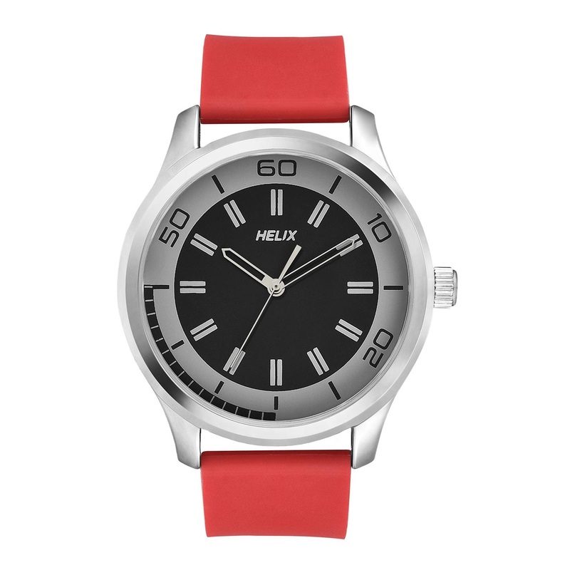 Helix By Timex Men Black Round Dial Analog Watch – TW043HG23