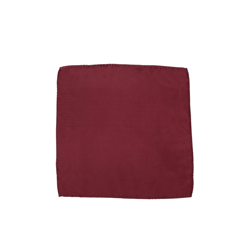 Leonardi Solid Silk Pocket Squares