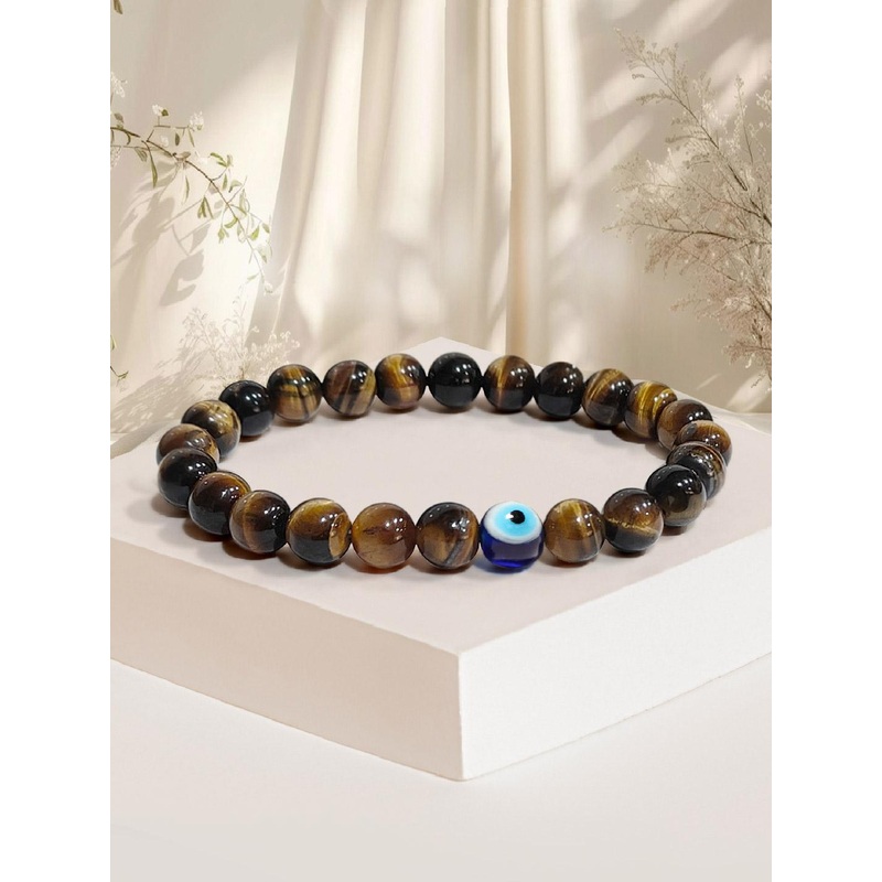 SOLAVA Tiger Evil Eye Bracelet