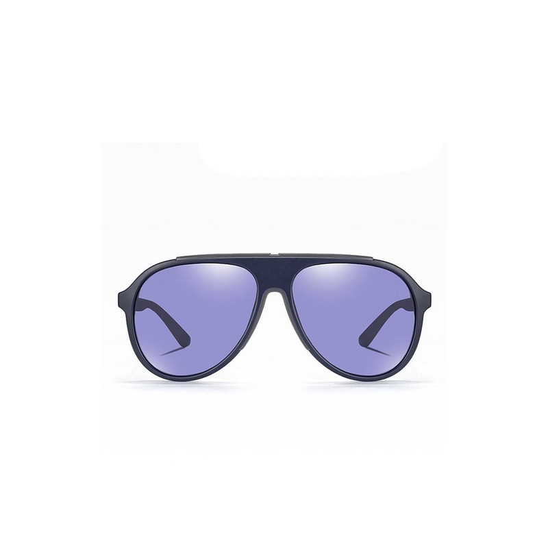 StyleCast x Revolte Men Polarised and UV Protected Lens Round Sunglasses