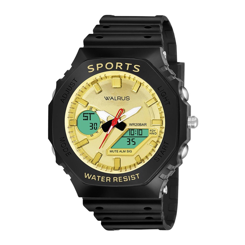 Walrus Unisex Silicon Straps Analogue and Digital Sports Watch WWTM-SPORTS-060202