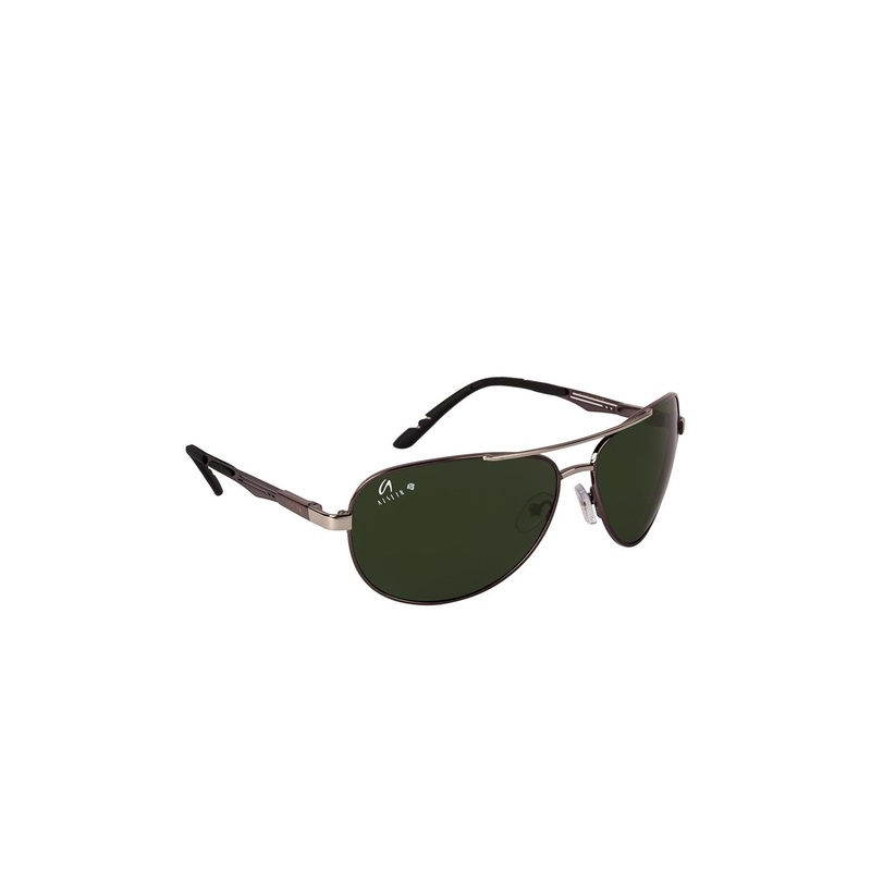 AISLIN Men Green Square UV Protected Aviator Sunglasses 14333-55-AS-3568