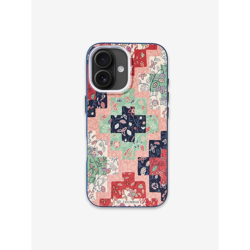 Chumbak Phone Case Cover For Iphone 16 Batik Patchprint