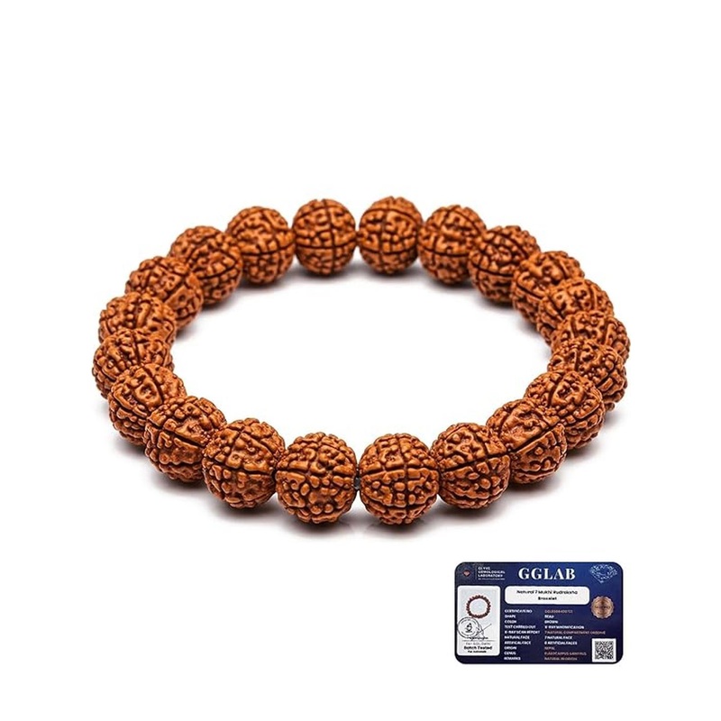 HEALINGGEMS 5 Mukhi Rudraksha Bracelet