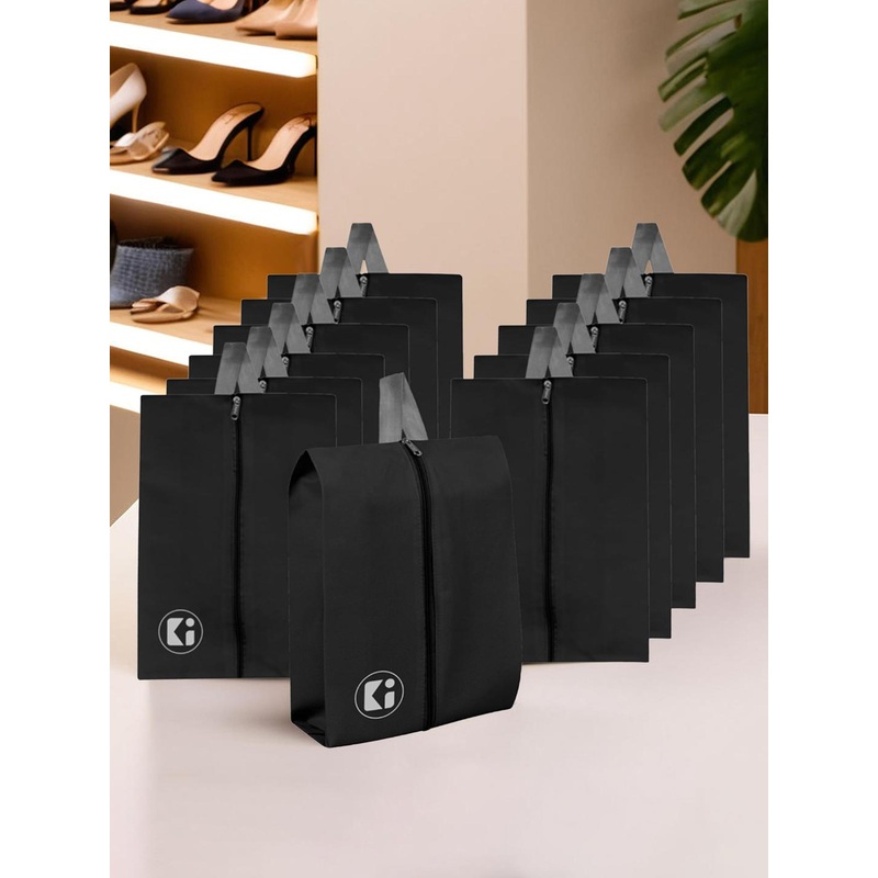 Kuber Industries Pack Of 12 Water Proof Shoe Bag