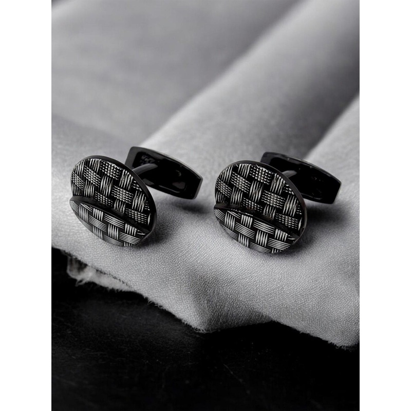 LUCKY JEWELLERY Men Formal Blazer Shirt Sleeve Button Cufflink