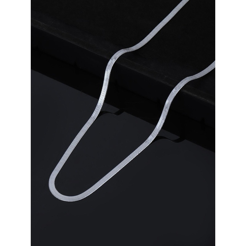 Rhodium Plated Fancy Chain