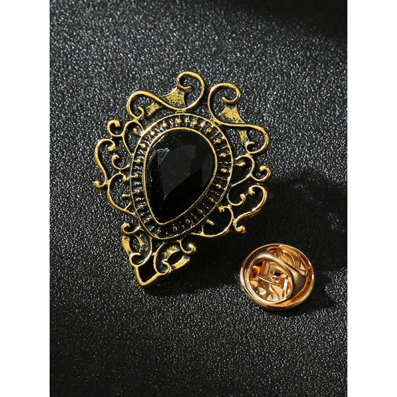 SYGA Men Artificial Stones  Brooch