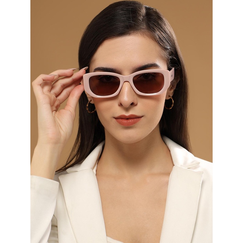 Voyage Unisex Rectangle Sunglasses with UV Protected Lens 20264MG6570