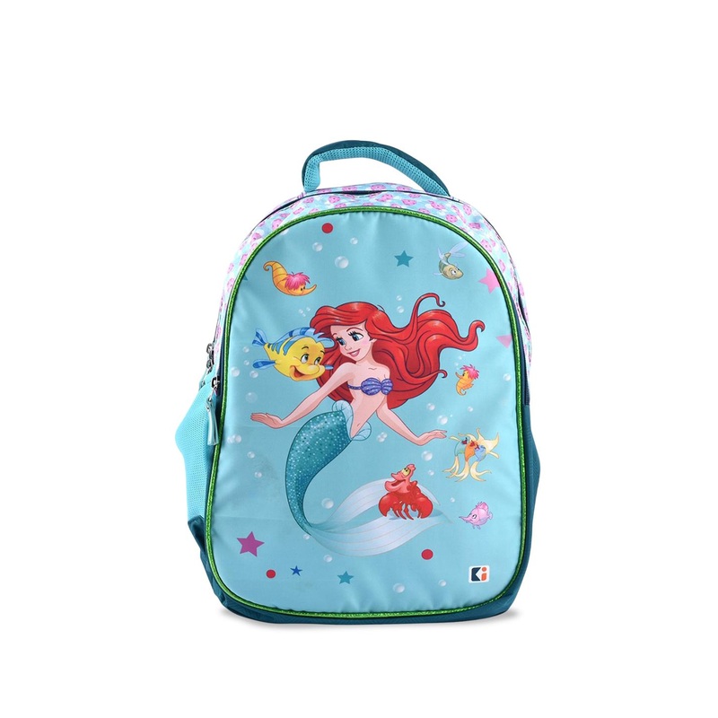 YK Kids Disney Mermaid Graphic Printed School Backpack