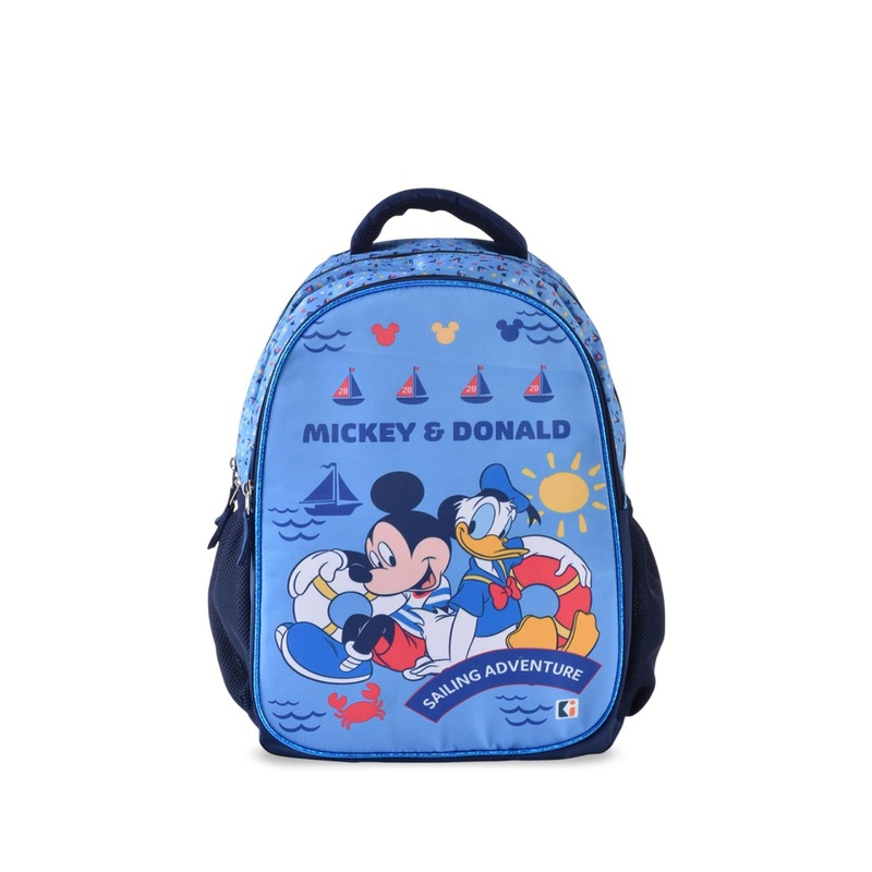 YK Kids Disney Mickey Donald Printed School Backpack