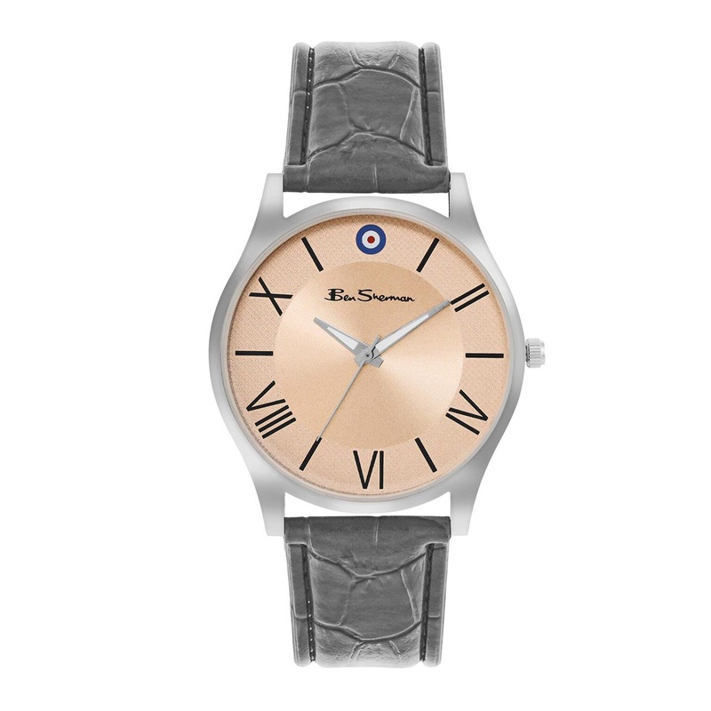 BEN SHERMAN Men Dial & Leather Straps Analogue Watch BS102B