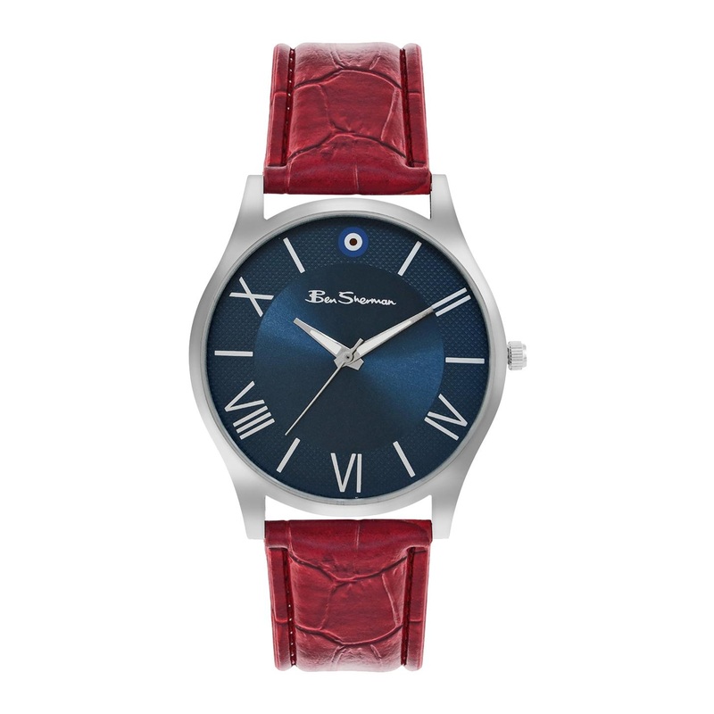 BEN SHERMAN Men Leather Analogue Watch BS102USBR