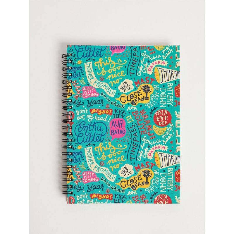 Chumbak Printed Spiral Notebook