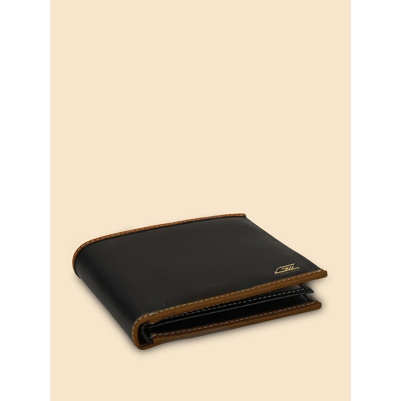 GIL Men Leather Two Fold Wallet