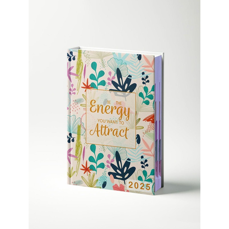 Kaameri Bazaar White & Blue Floral Printed Diary