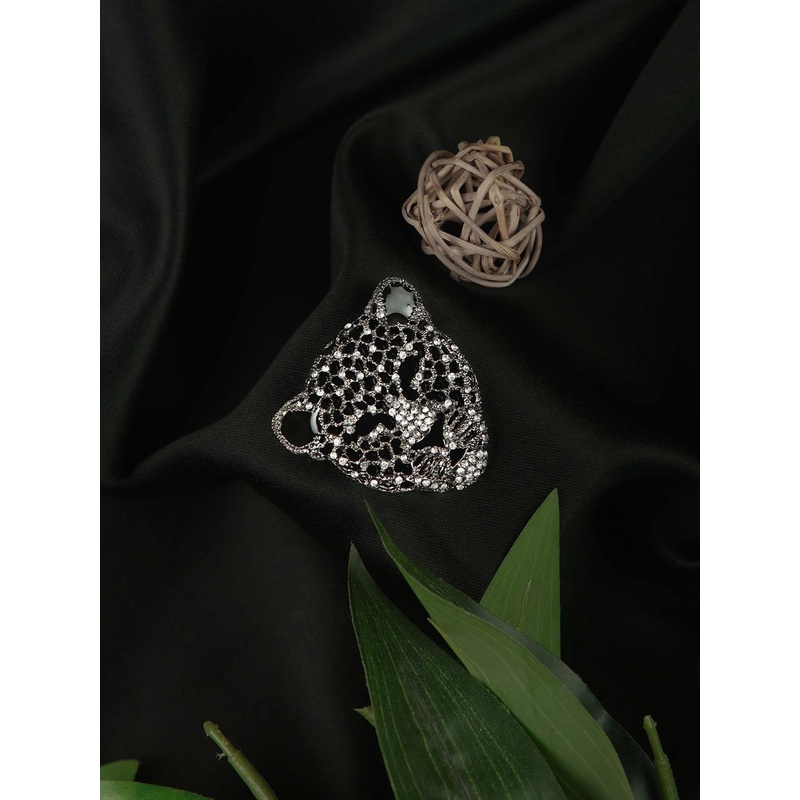 Kavove Men Plated Western Brooch