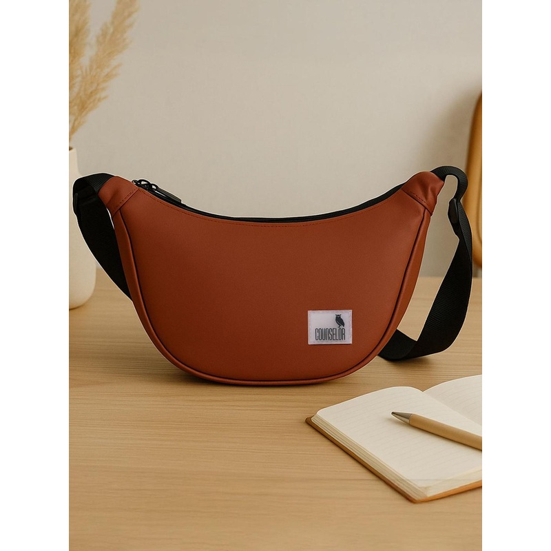 MADBRAG Unisex Half Moon Sling Bag