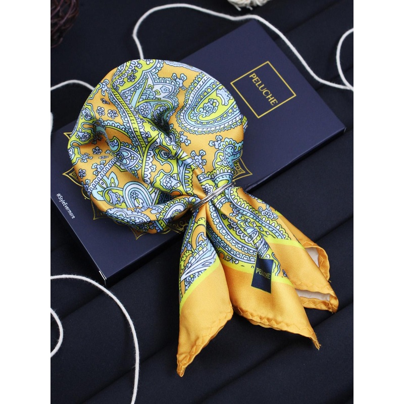 PELUCHE Printed Silk Pocket Squares