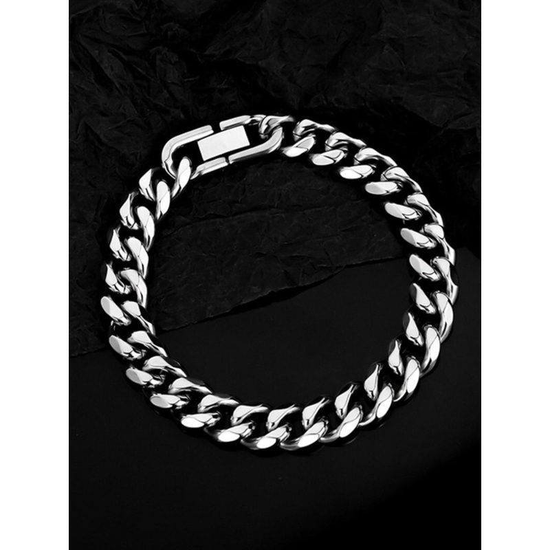 SALTY Men Stainless Steel Link Bracelet