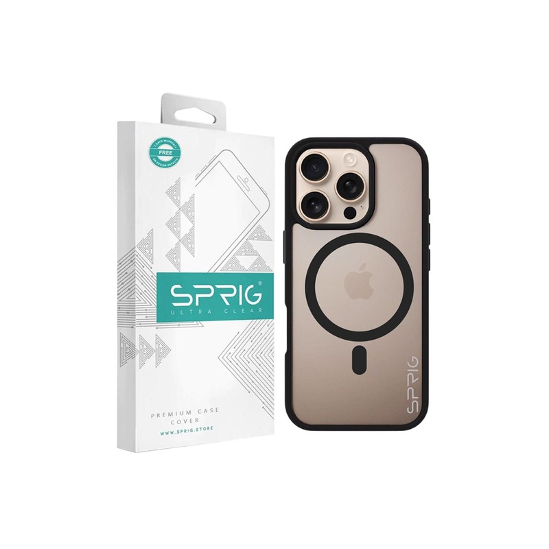 SPRIG Impact Resistant Shock Proof iPhone 16 Pro Back Case
