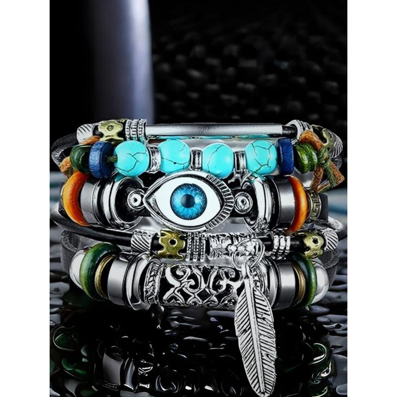 Vientiq Multi Leather Bracelet