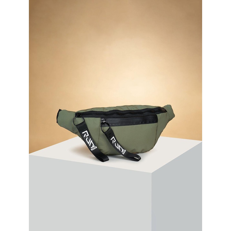 Ajile by Pantaloons Colourblocked Structured Sling Bag with Bow Detail