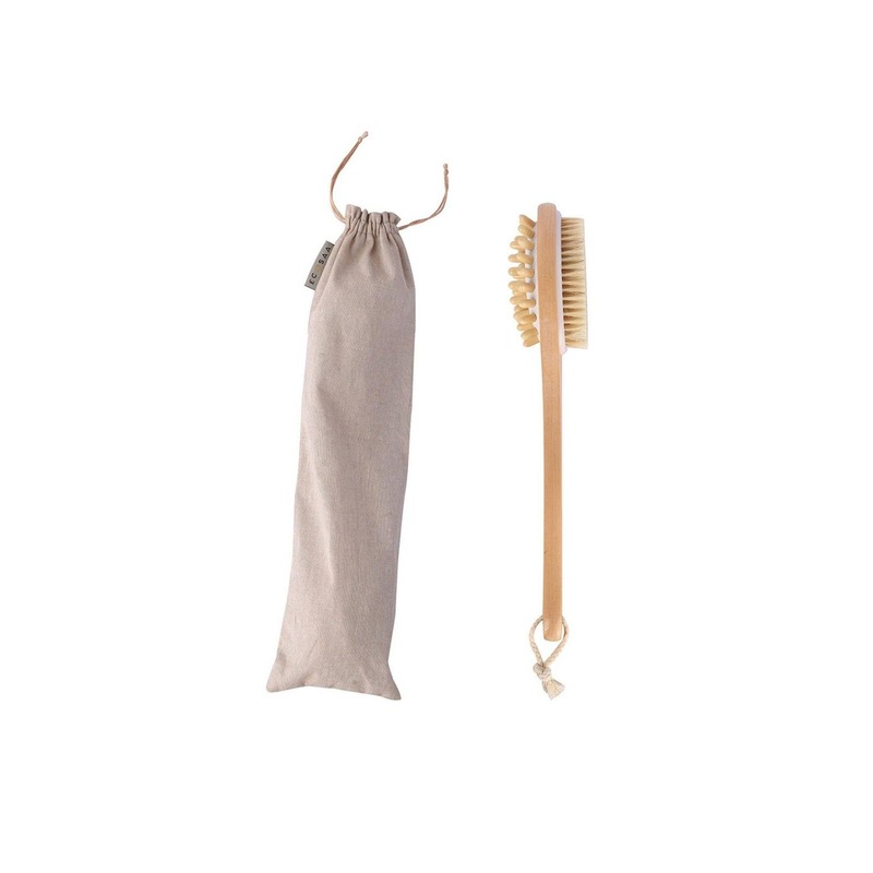 ECOSAA Double Sided Wooden Bath Brush