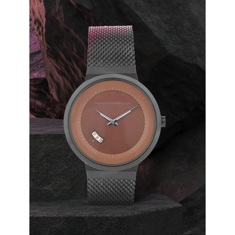 French Connection Men Brown Analogue Watch FC160BM