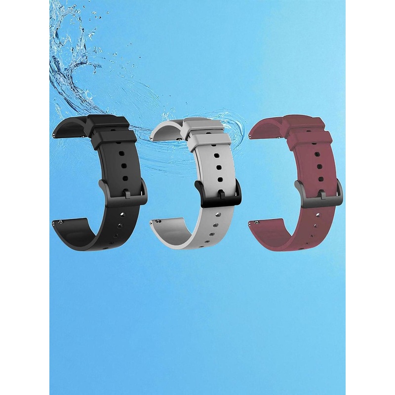 LORENZ Set Of 3 Watch Strap With Buckle Lock