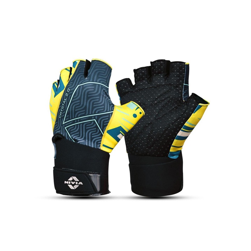 NIVIA Printed Strap Fitness Gloves