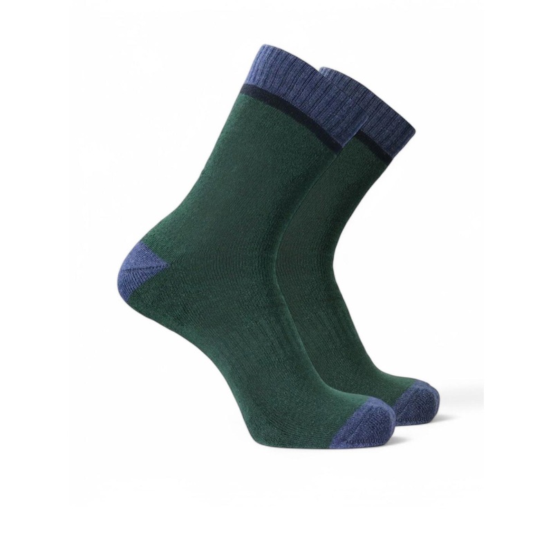 Sockscarving Men Colourblocked Cotton Calf Length Socks