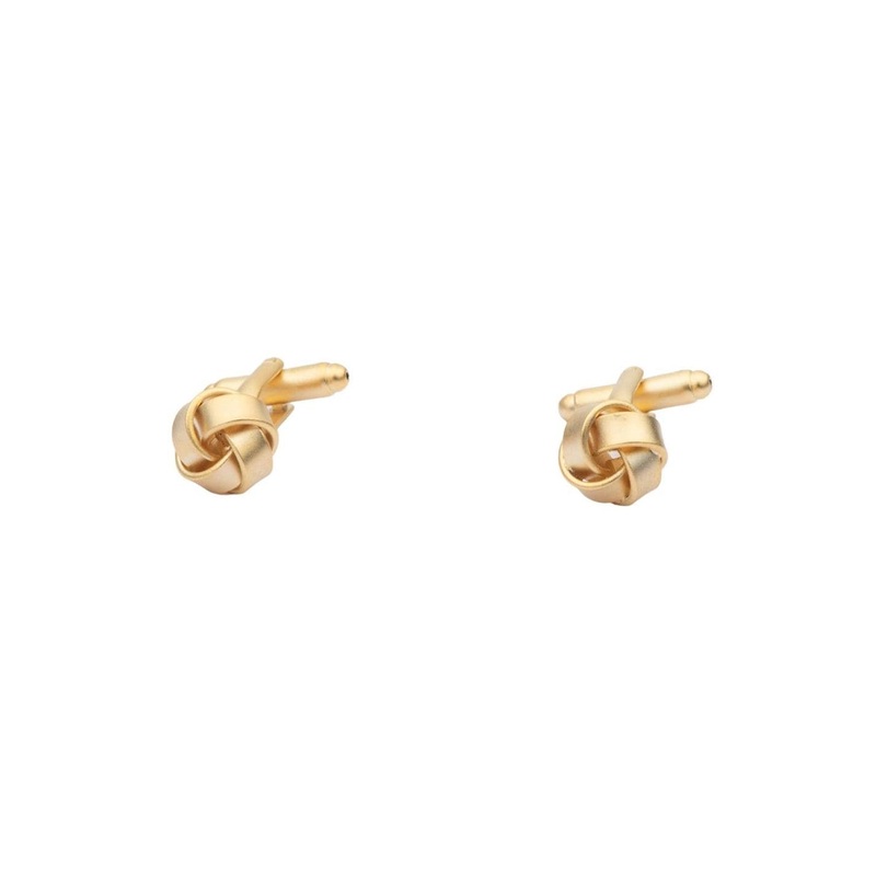The Tie Hub Men Gold-Toned Quirky Cufflink