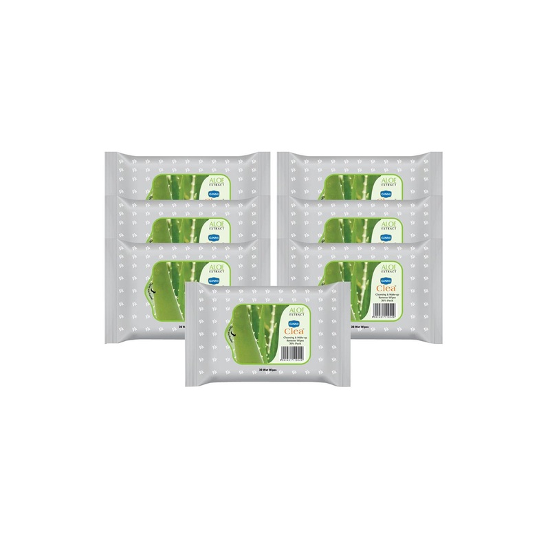 GINNI Set of 7 Aloevera Cleansing & Makeup Remover Wet Wipes