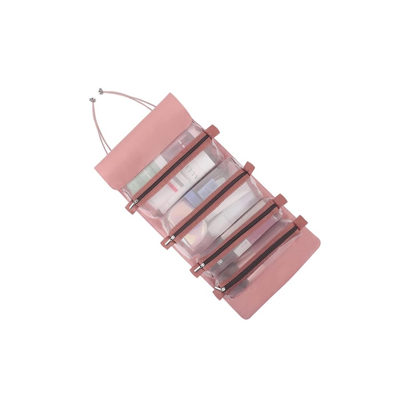 INOVERA Roll Up Foldable Cosmetic Storage Makeup Pouch