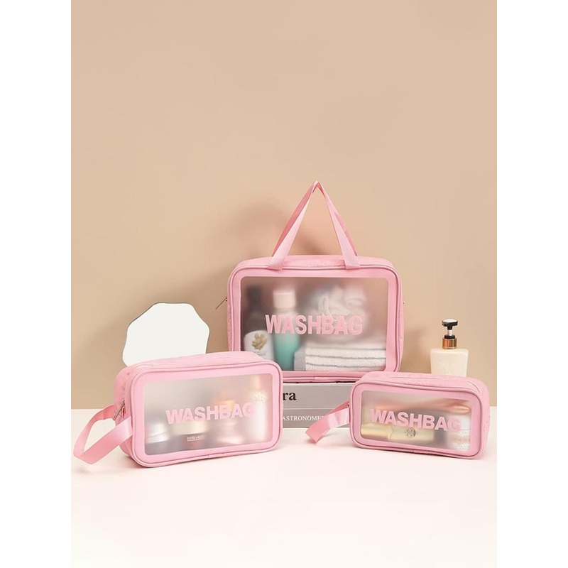 INOVERA Set Of 3 Printed Storage Makeup Pouch