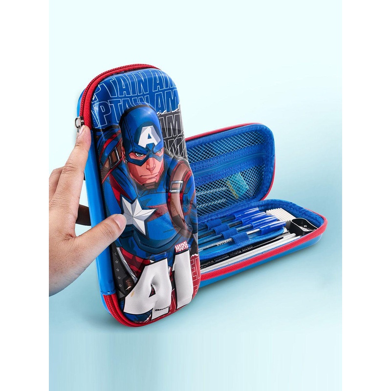 Kuber Industries Printed Waterproof 3D Pencil Box